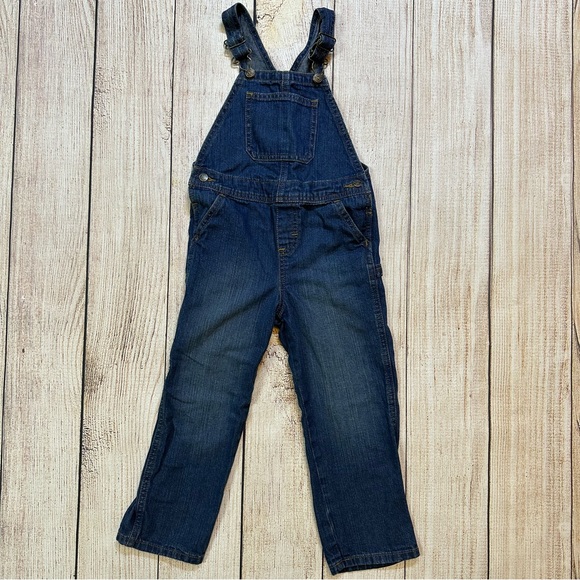 Wrangler Authentics Boys' Classic Denim Overall Size 4T - Picture 2 of 10